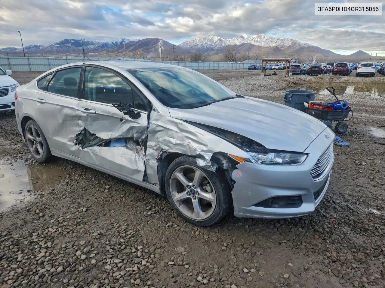 3FA6P0HD4GR315056 2016 Ford Fusion Se