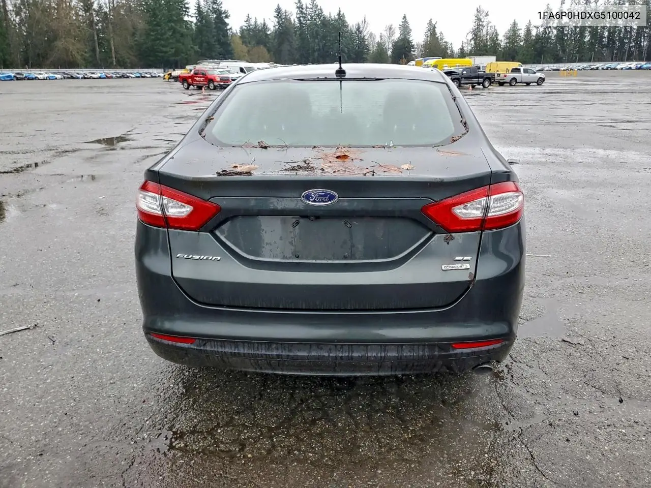 1FA6P0HDXG5100042 2016 Ford Fusion Se