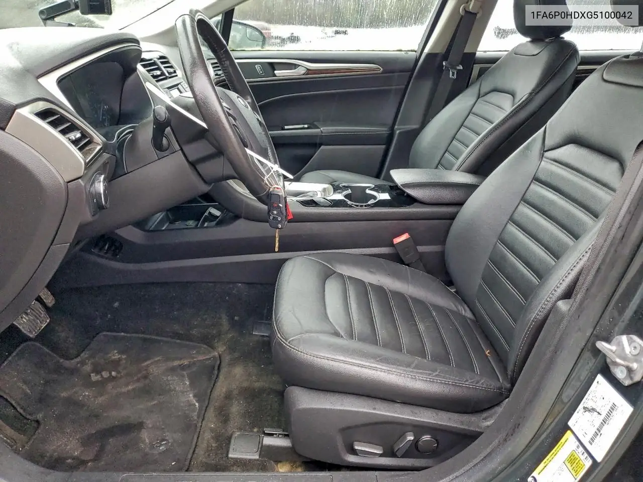 1FA6P0HDXG5100042 2016 Ford Fusion Se