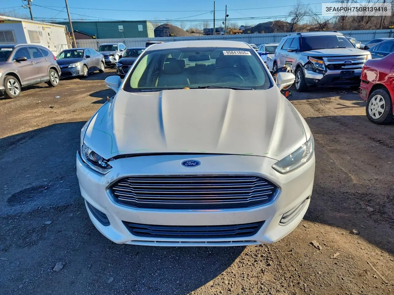 3FA6P0H75GR139418 2016 Ford Fusion Se