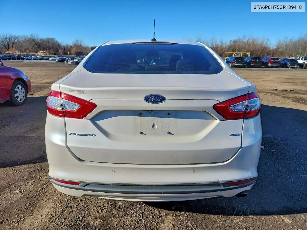 3FA6P0H75GR139418 2016 Ford Fusion Se
