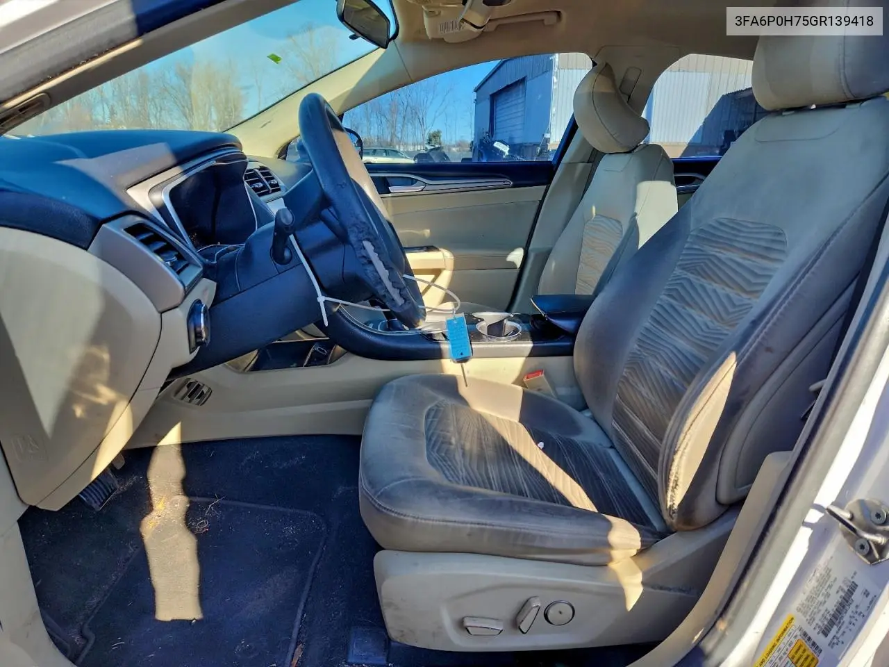 3FA6P0H75GR139418 2016 Ford Fusion Se