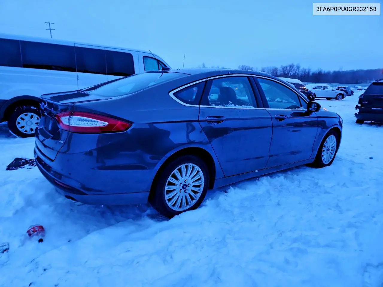 3FA6P0PU0GR232158 2016 Ford Fusion Se Phev