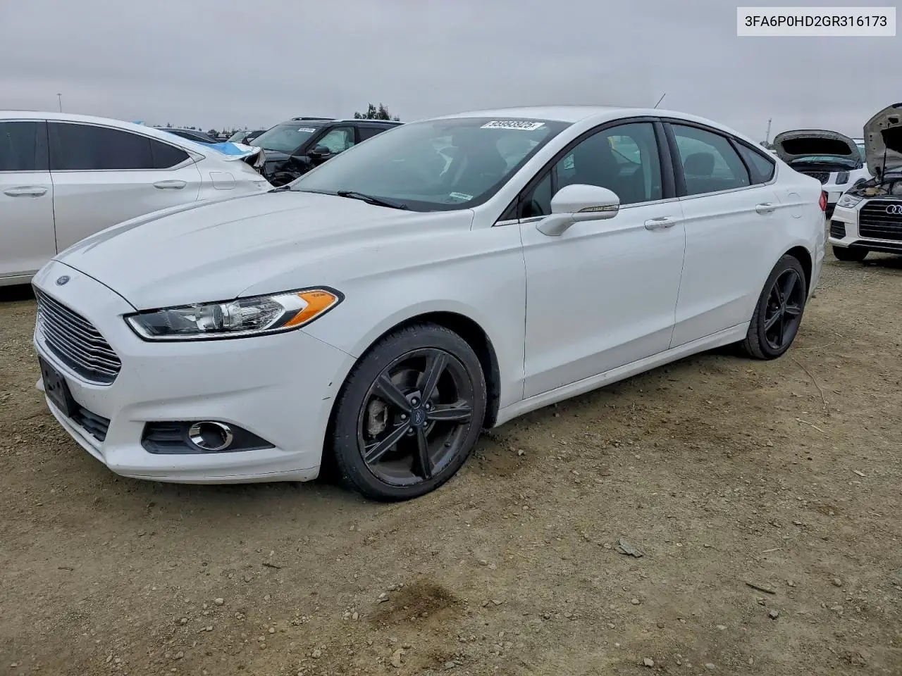 3FA6P0HD2GR316173 2016 Ford Fusion Se