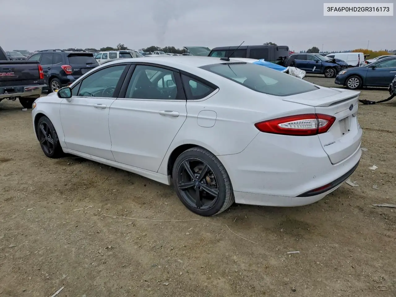 3FA6P0HD2GR316173 2016 Ford Fusion Se