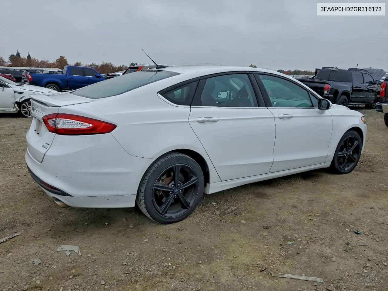 3FA6P0HD2GR316173 2016 Ford Fusion Se