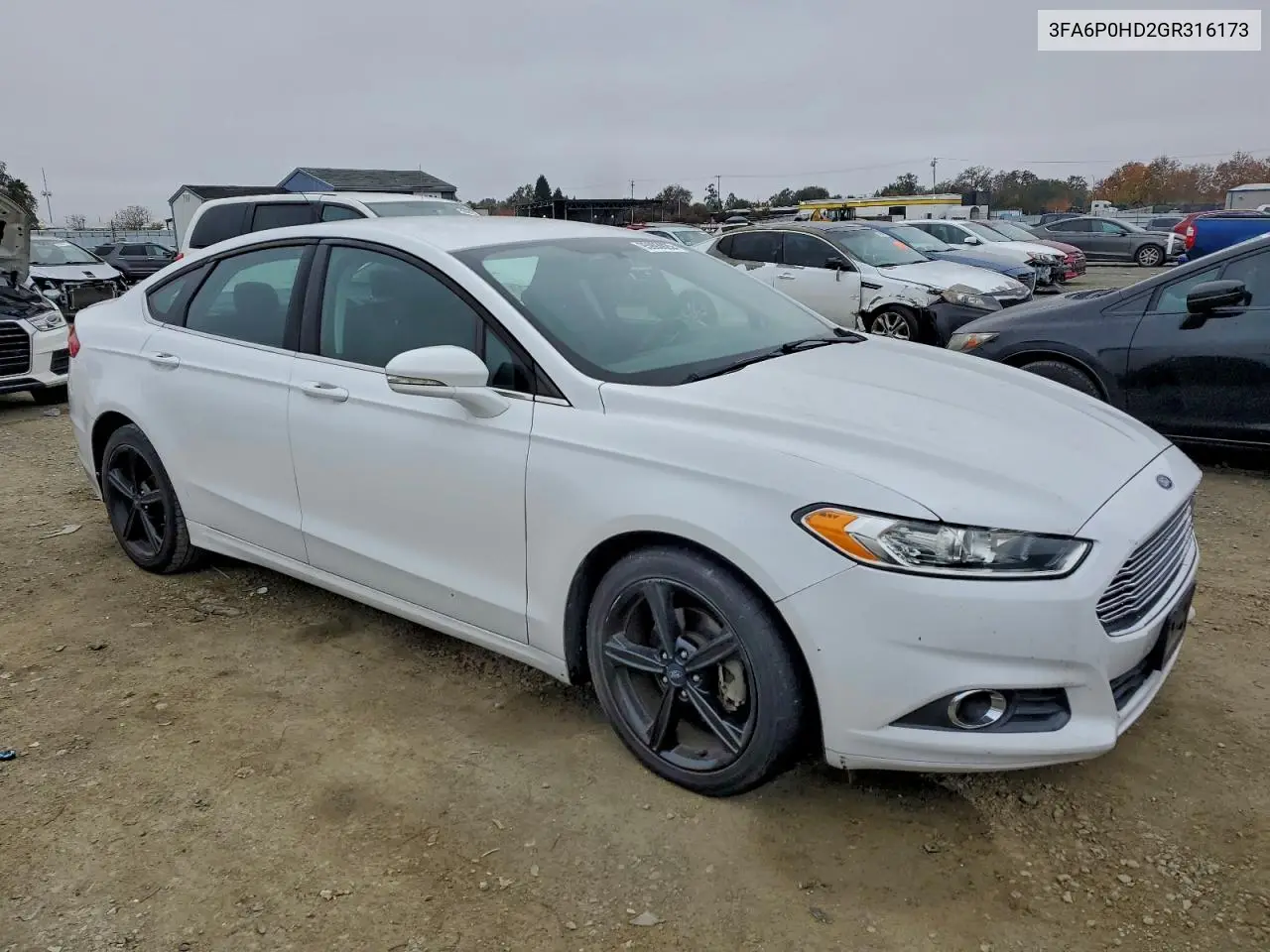 3FA6P0HD2GR316173 2016 Ford Fusion Se