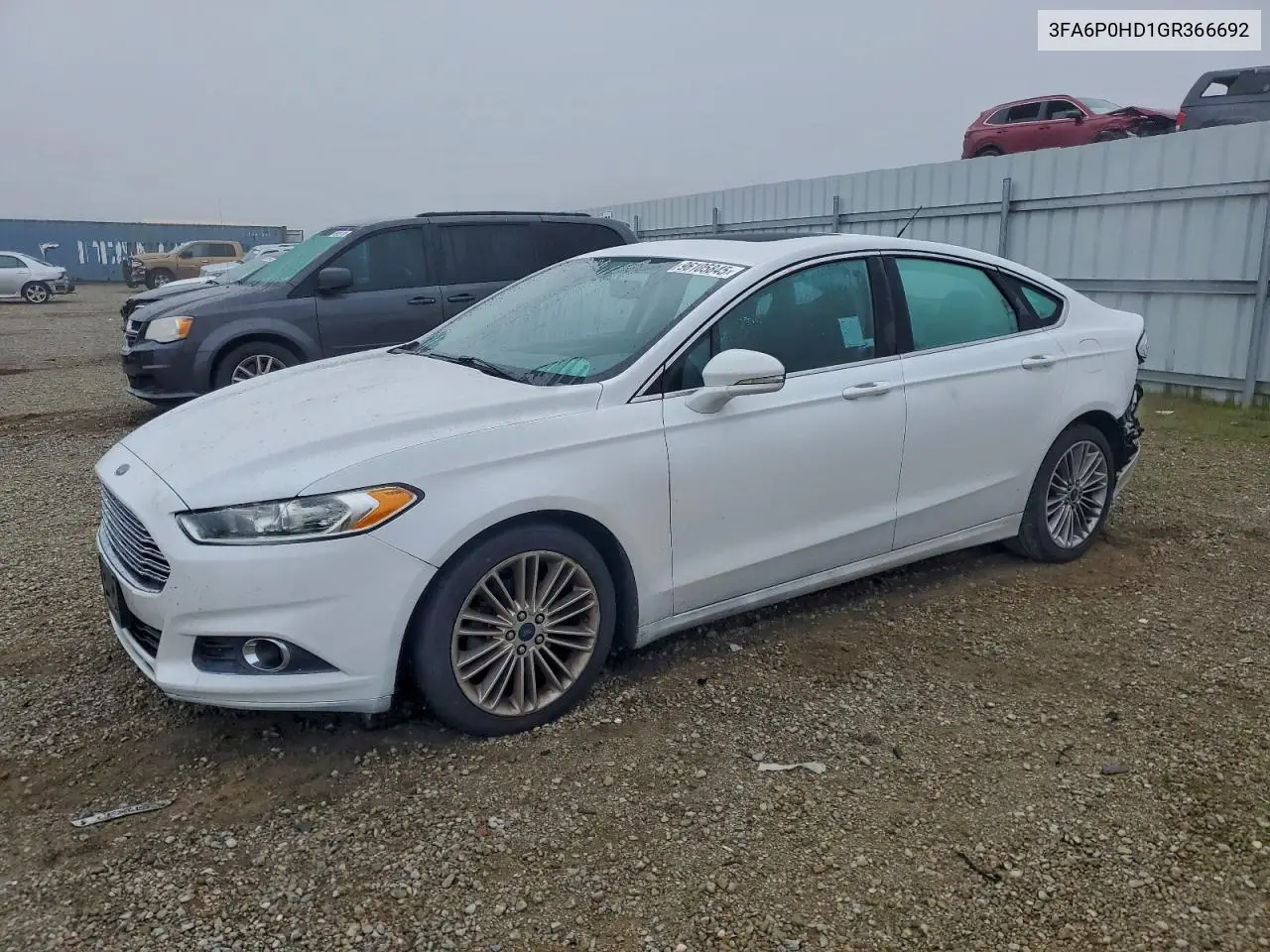 3FA6P0HD1GR366692 2016 Ford Fusion Se