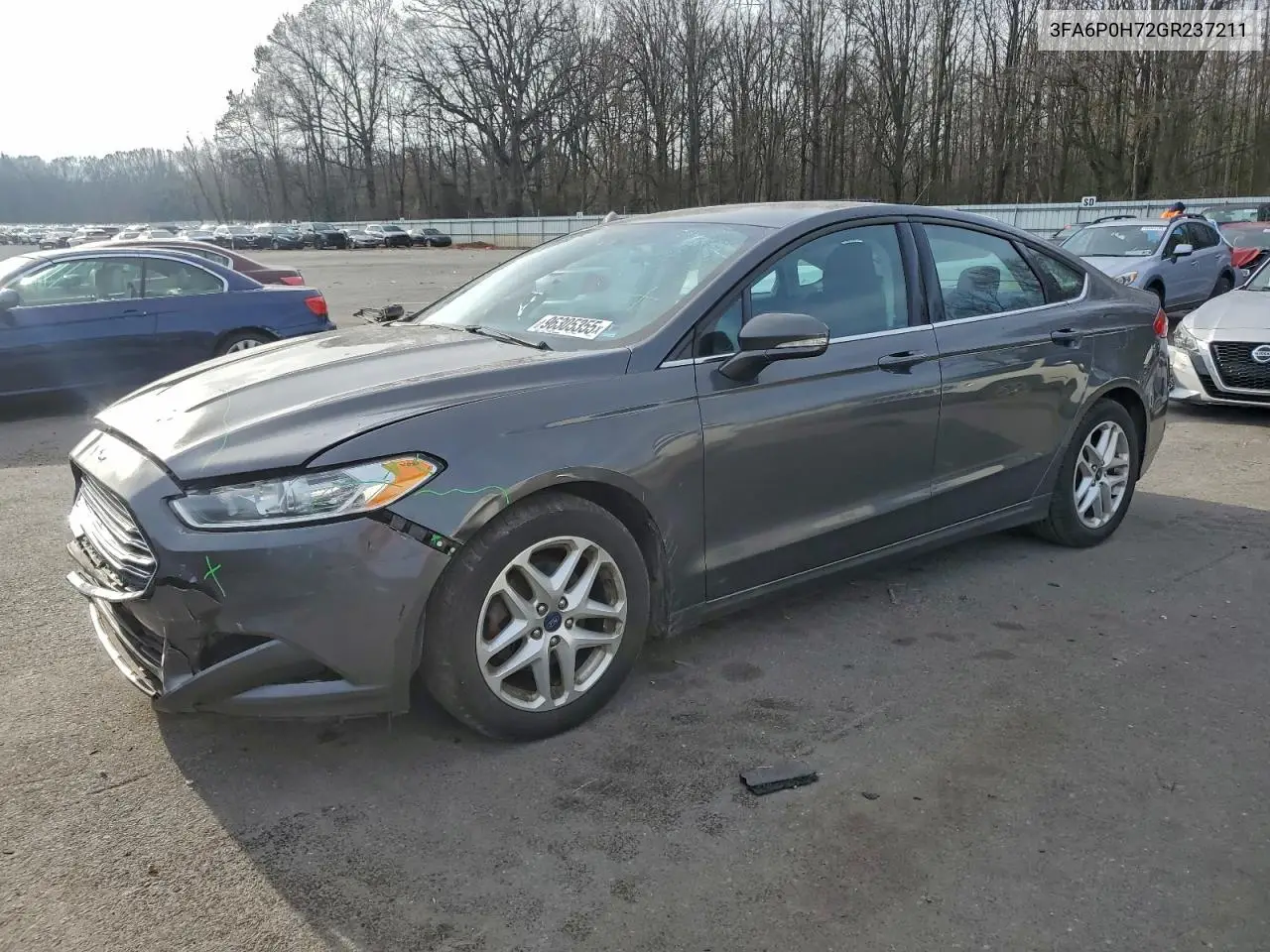 3FA6P0H72GR237211 2016 Ford Fusion Se