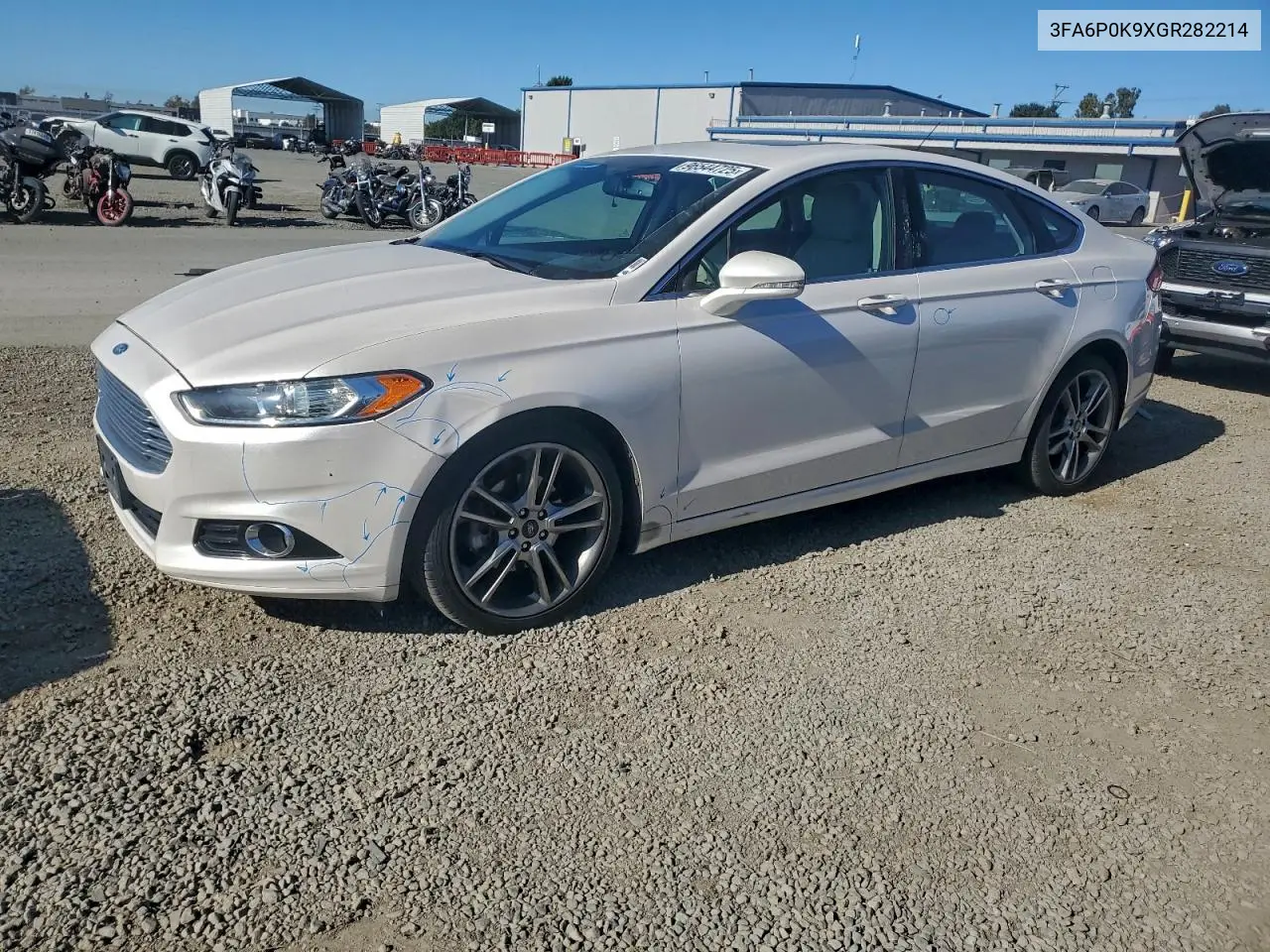 3FA6P0K9XGR282214 2016 Ford Fusion Titanium