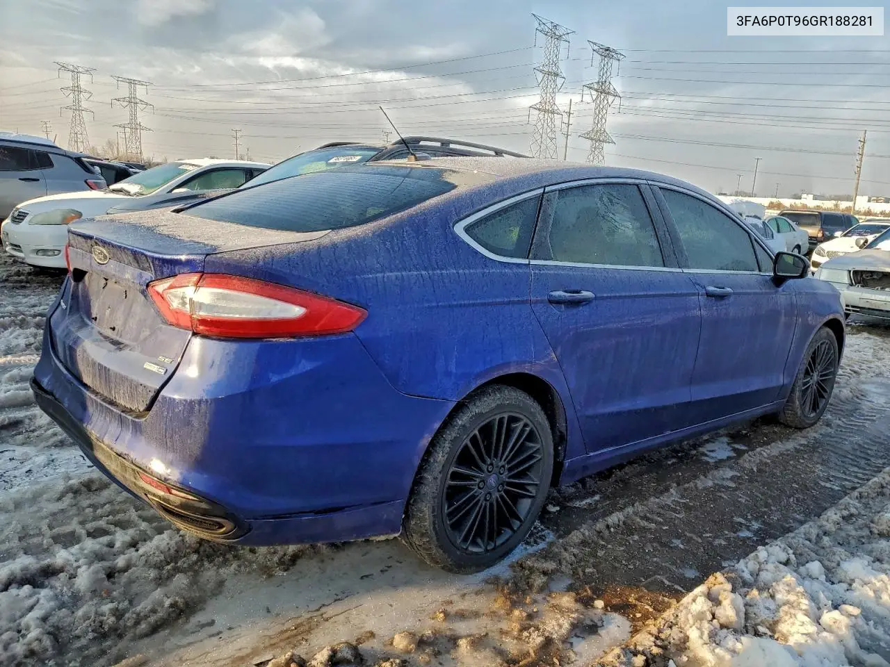 3FA6P0T96GR188281 2016 Ford Fusion Se