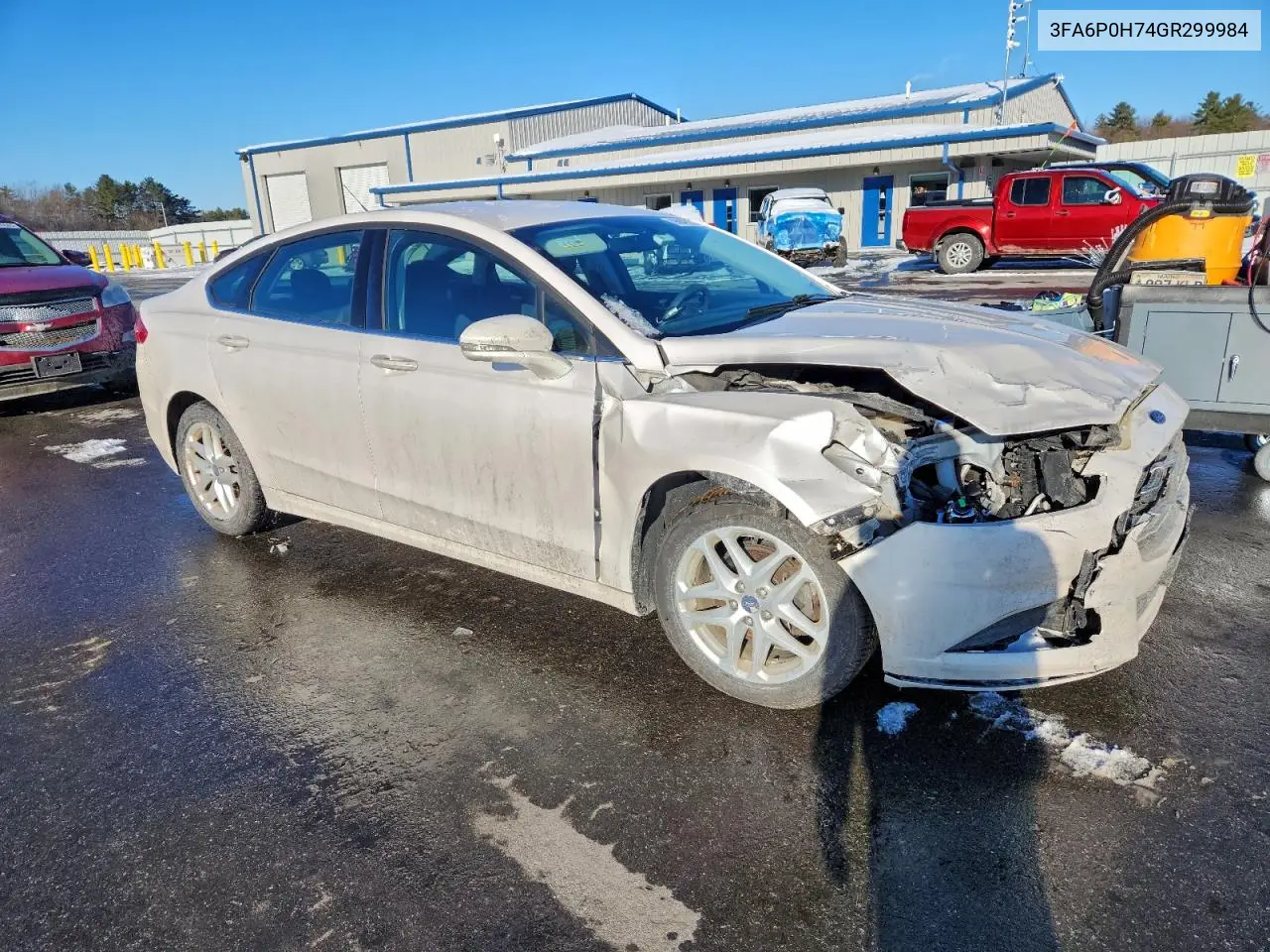 3FA6P0H74GR299984 2016 Ford Fusion Se