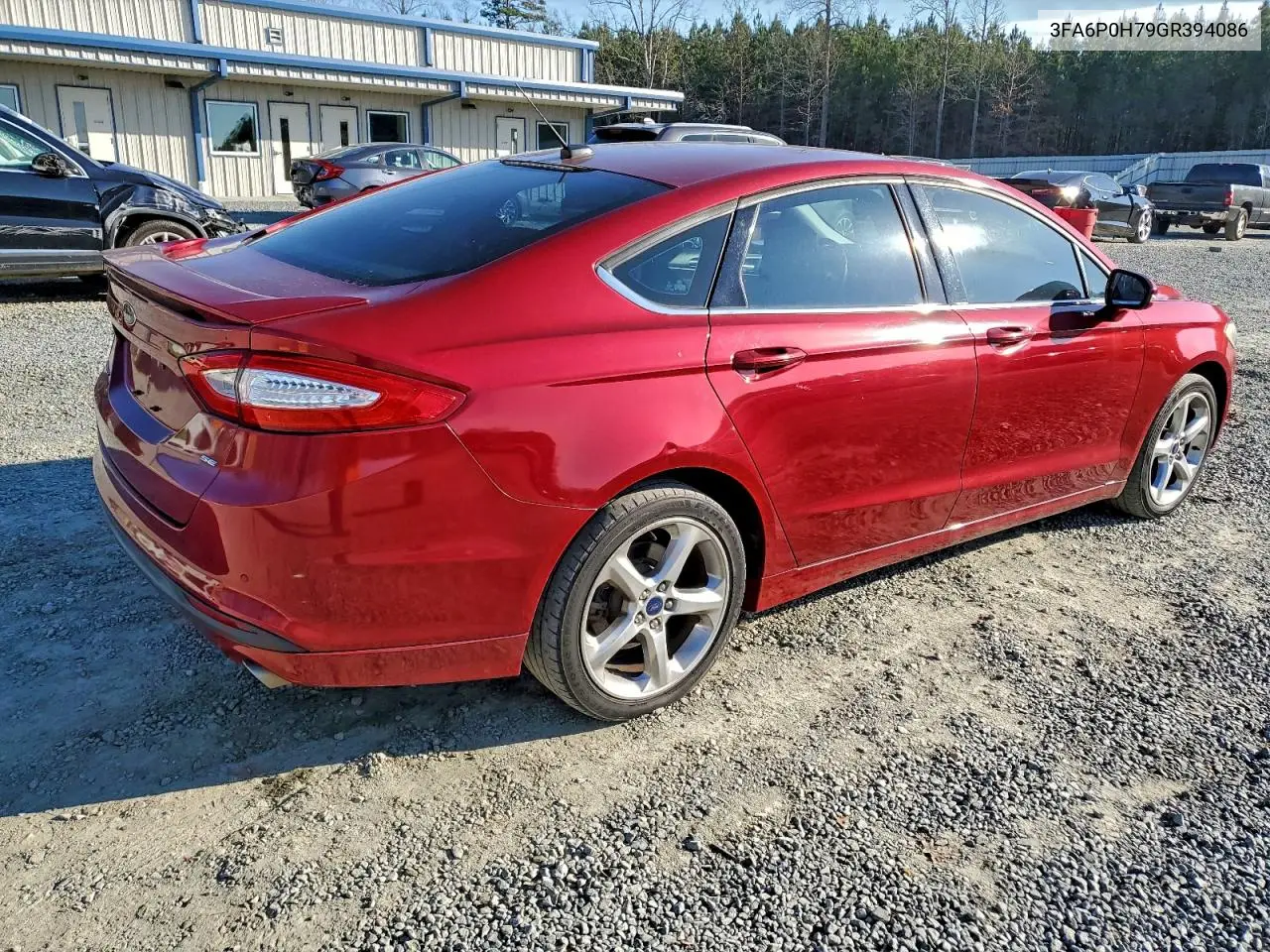3FA6P0H79GR394086 2016 Ford Fusion Se
