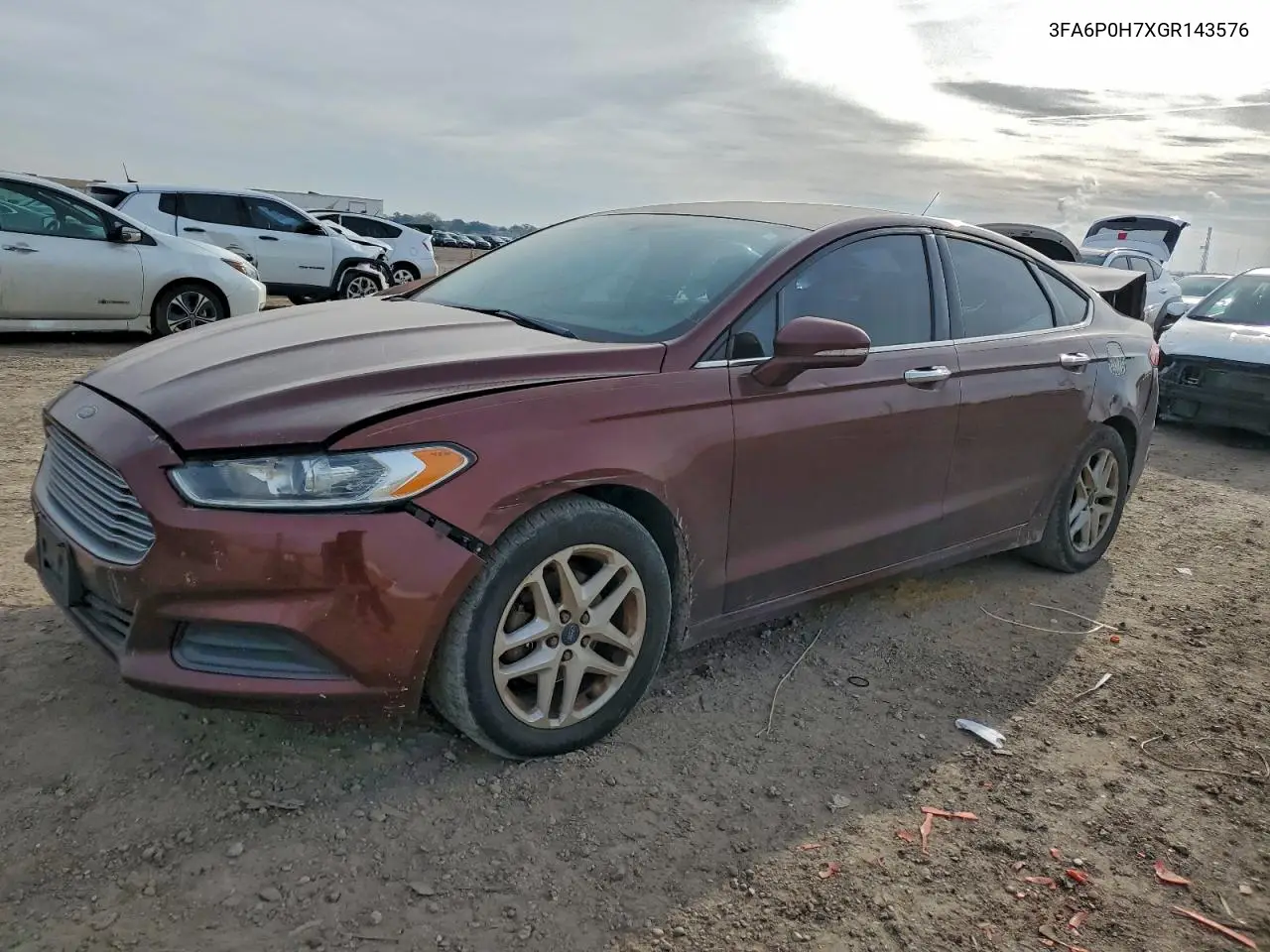 3FA6P0H7XGR143576 2016 Ford Fusion Se