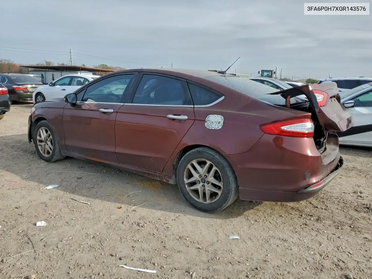 3FA6P0H7XGR143576 2016 Ford Fusion Se