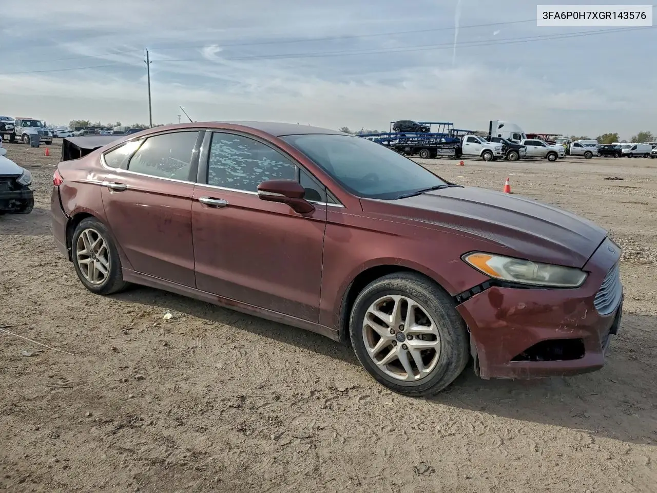 3FA6P0H7XGR143576 2016 Ford Fusion Se