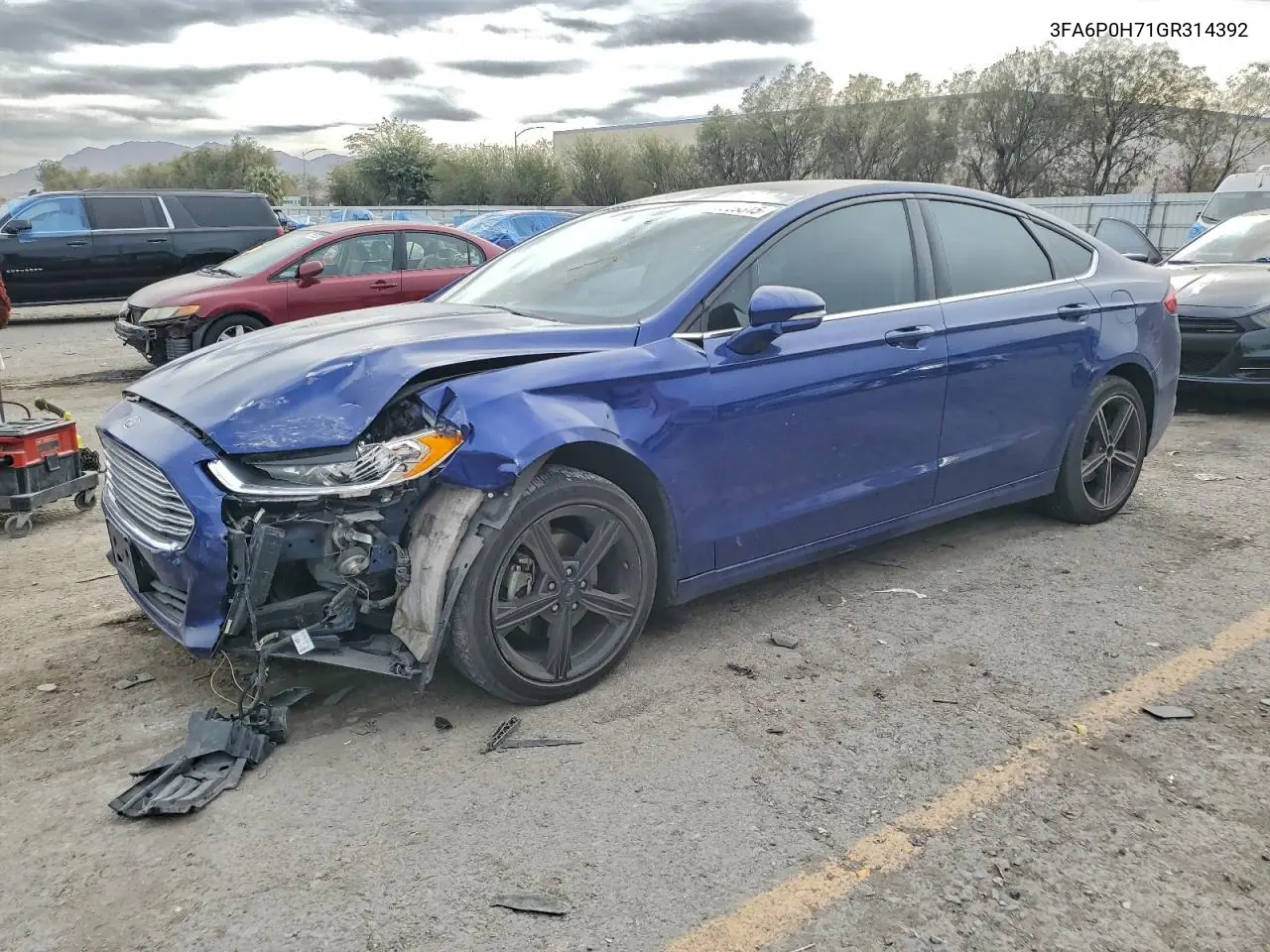 3FA6P0H71GR314392 2016 Ford Fusion Se
