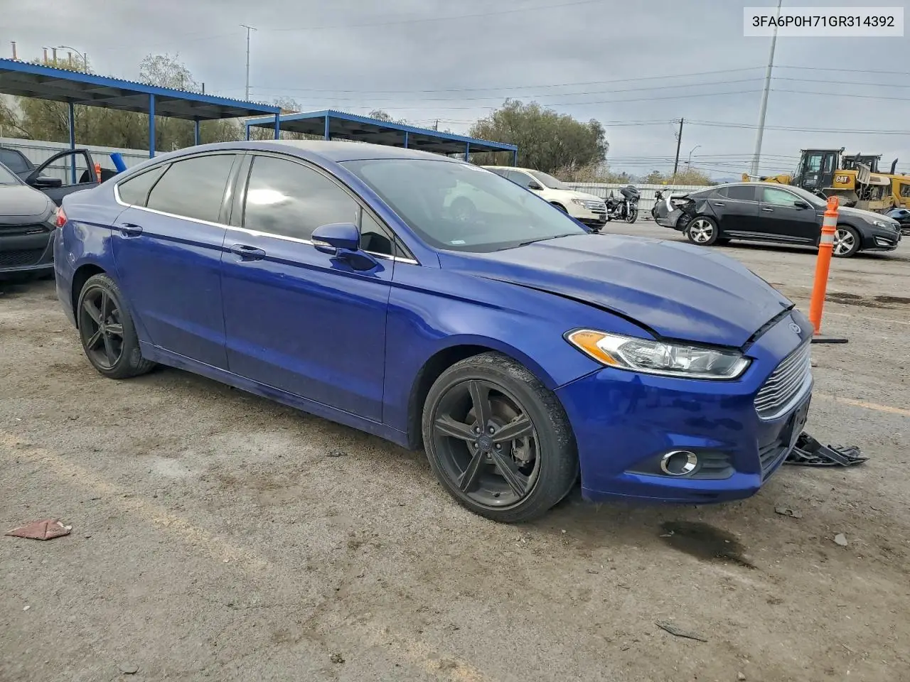 3FA6P0H71GR314392 2016 Ford Fusion Se