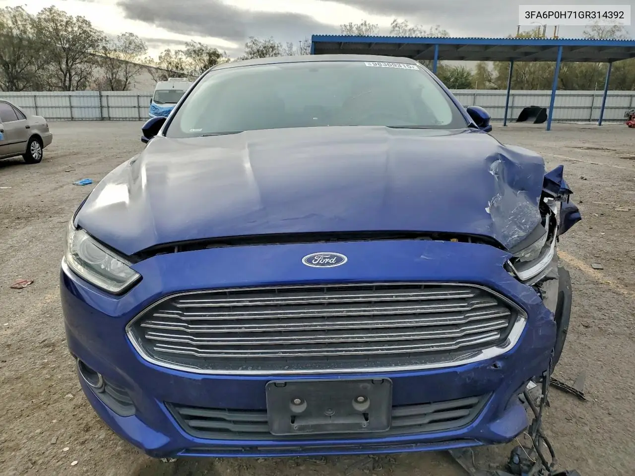 3FA6P0H71GR314392 2016 Ford Fusion Se
