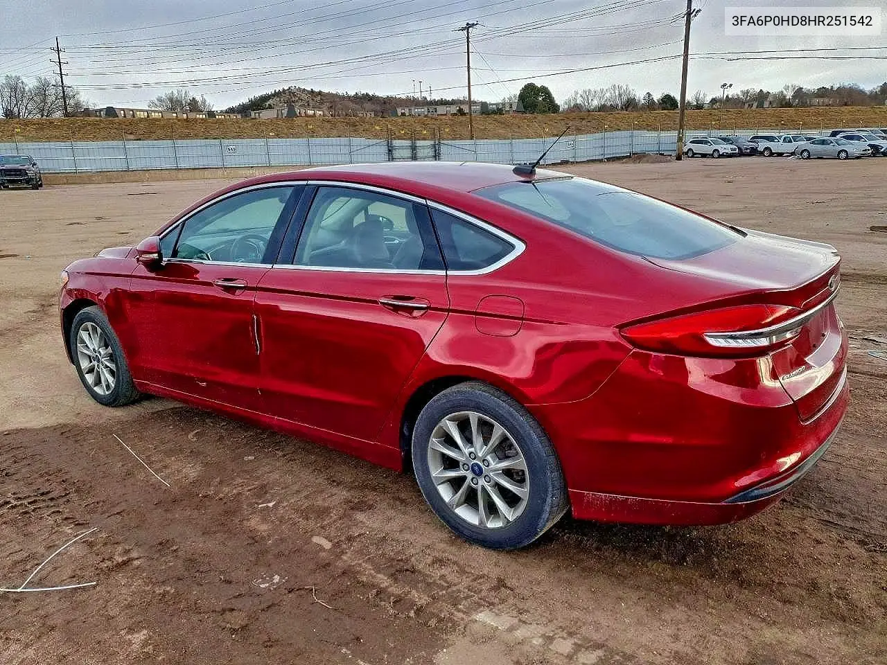 3FA6P0HD8HR251542 2017 Ford Fusion Se
