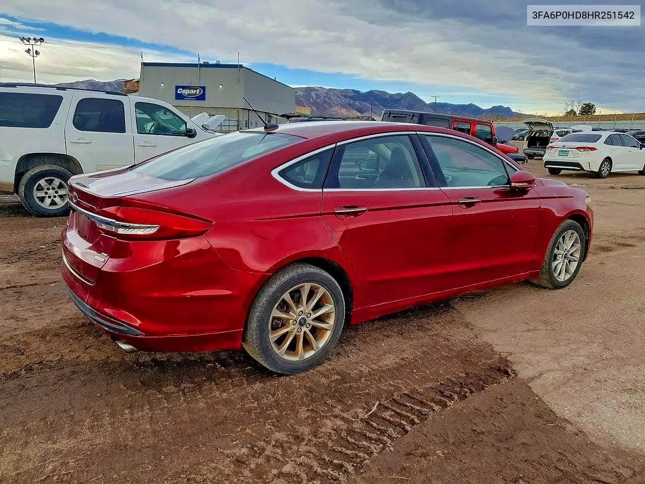 3FA6P0HD8HR251542 2017 Ford Fusion Se