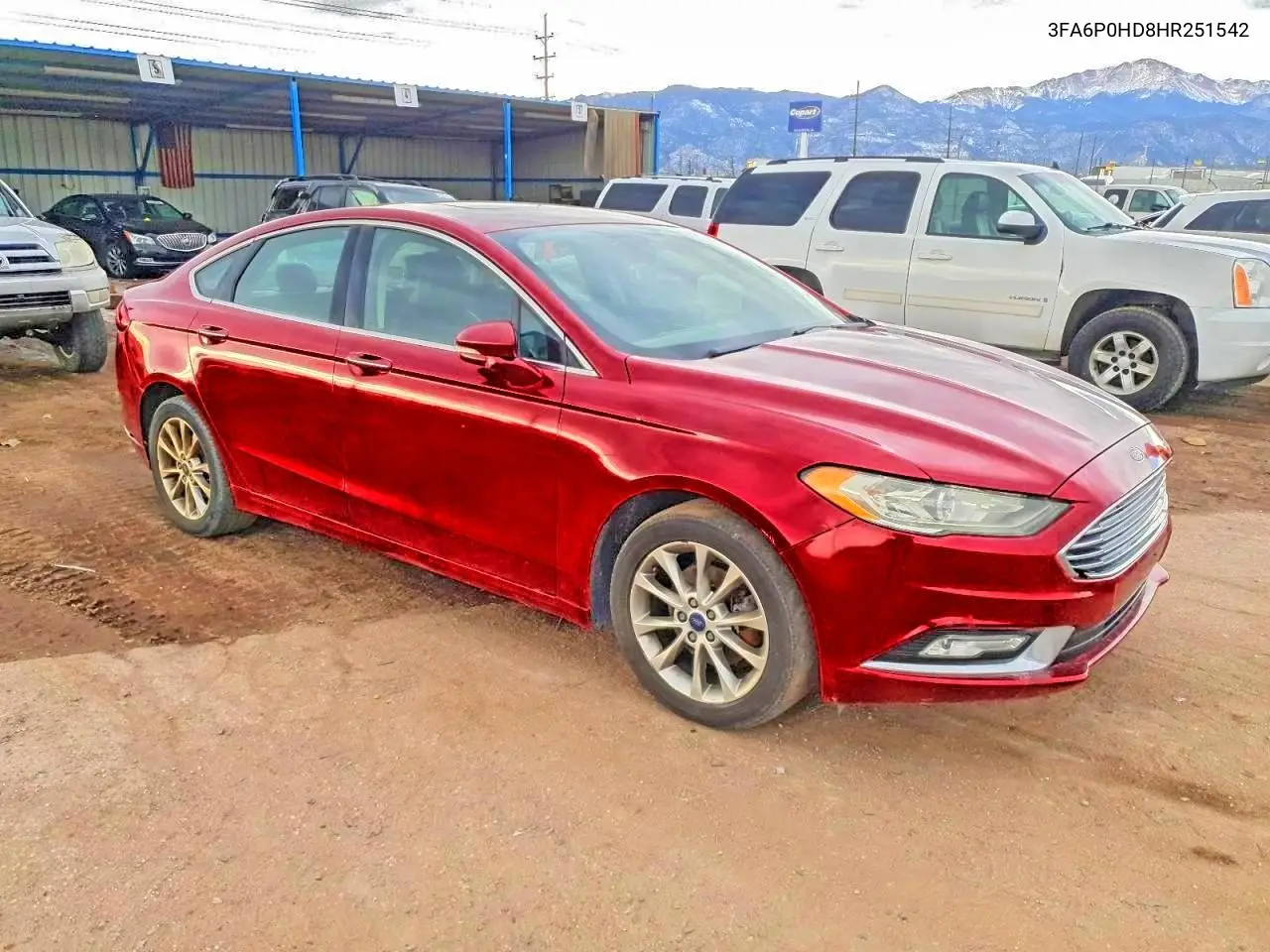 3FA6P0HD8HR251542 2017 Ford Fusion Se