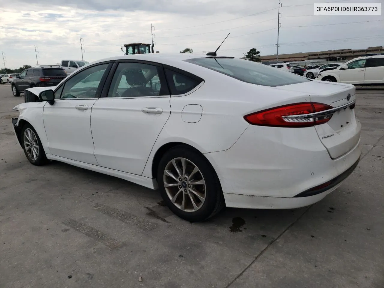 3FA6P0HD6HR363773 2017 Ford Fusion Se