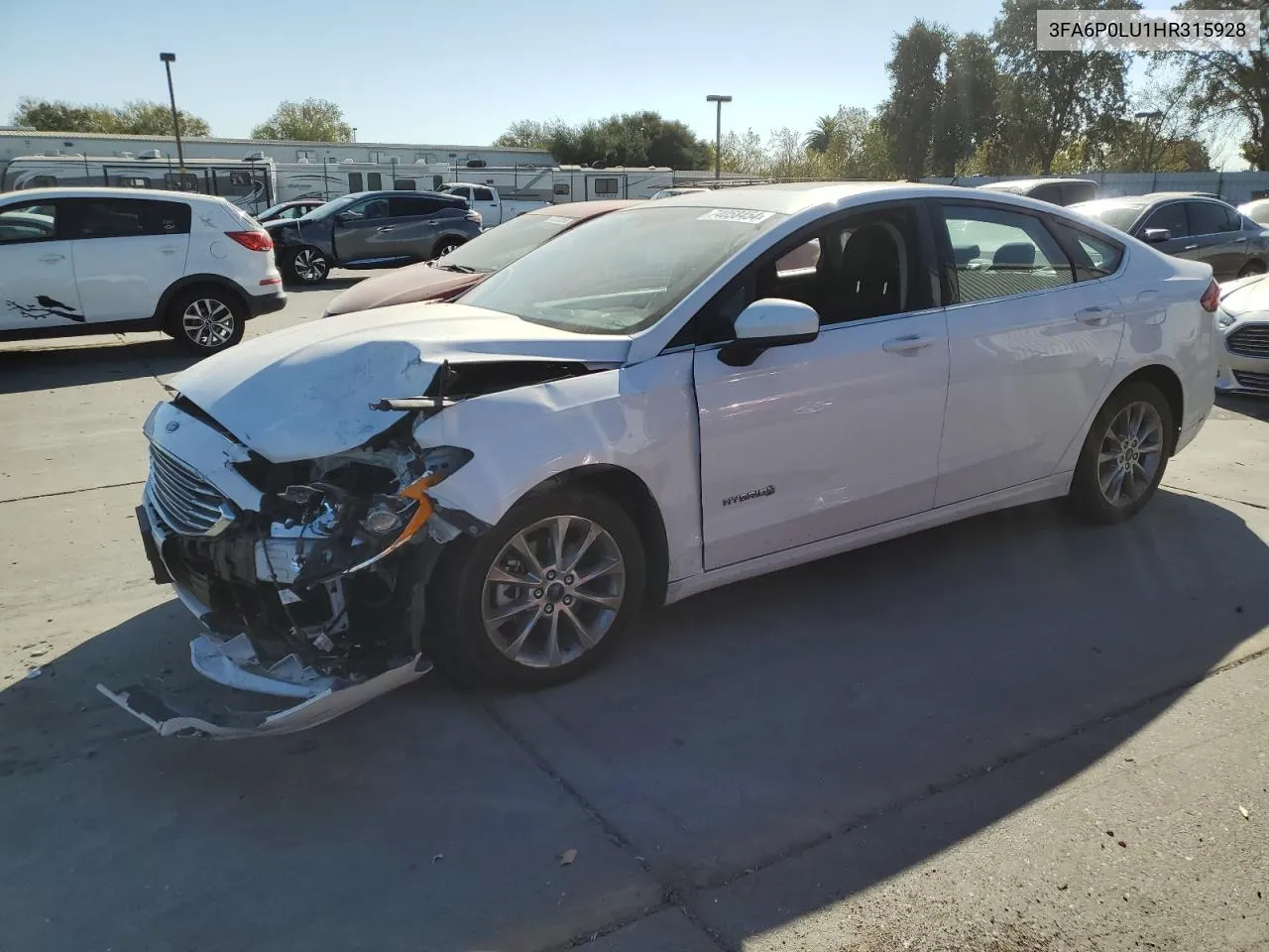 3FA6P0LU1HR315928 2017 Ford Fusion Se Hybrid