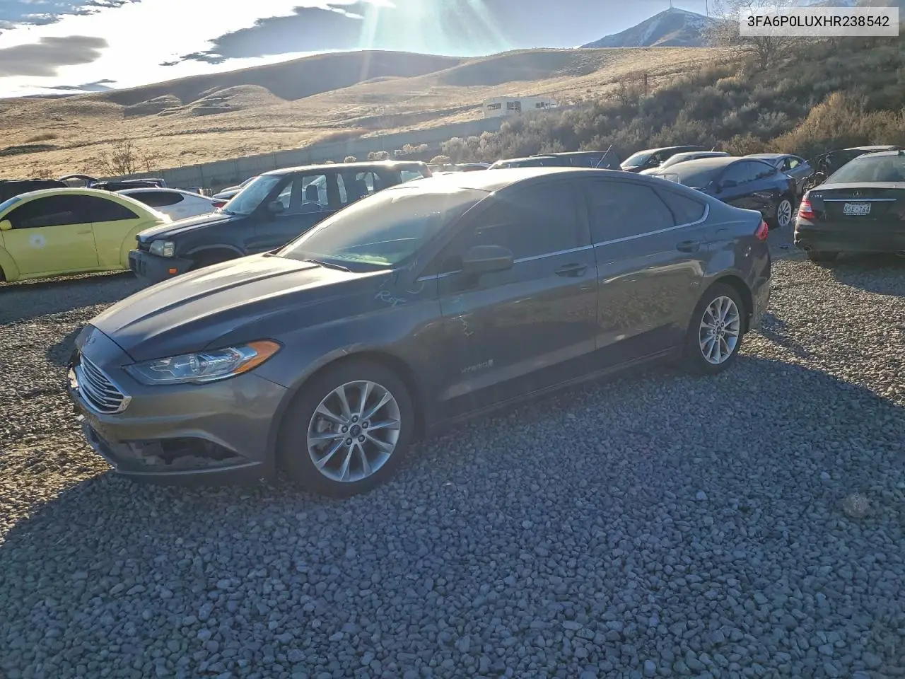 3FA6P0LUXHR238542 2017 Ford Fusion Se Hybrid