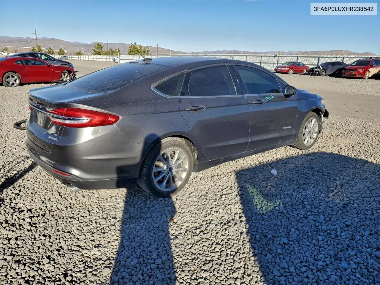 3FA6P0LUXHR238542 2017 Ford Fusion Se Hybrid
