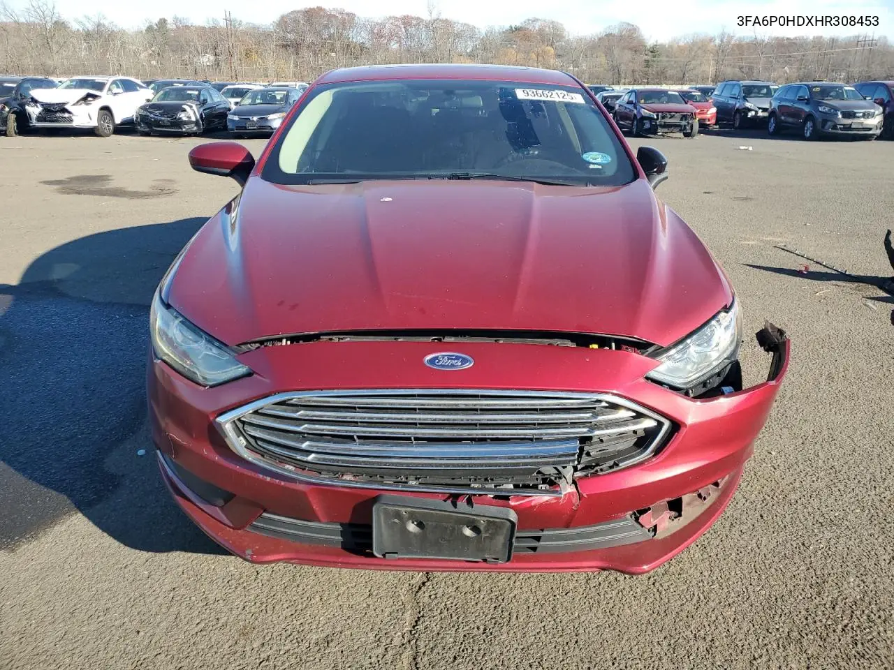 3FA6P0HDXHR308453 2017 Ford Fusion Se