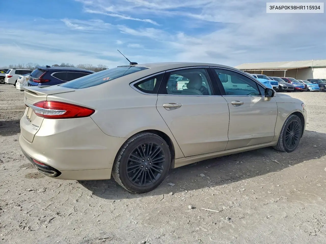 3FA6P0K98HR115934 2017 Ford Fusion Titanium