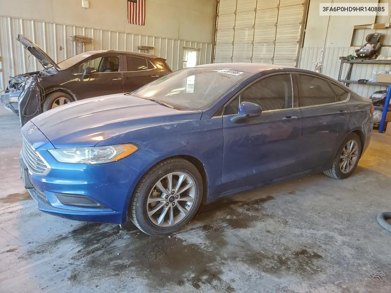 3FA6P0HD9HR140885 2017 Ford Fusion Se