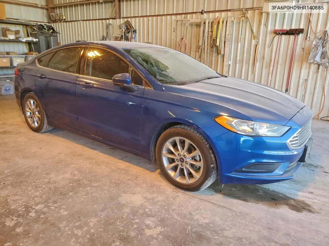 3FA6P0HD9HR140885 2017 Ford Fusion Se