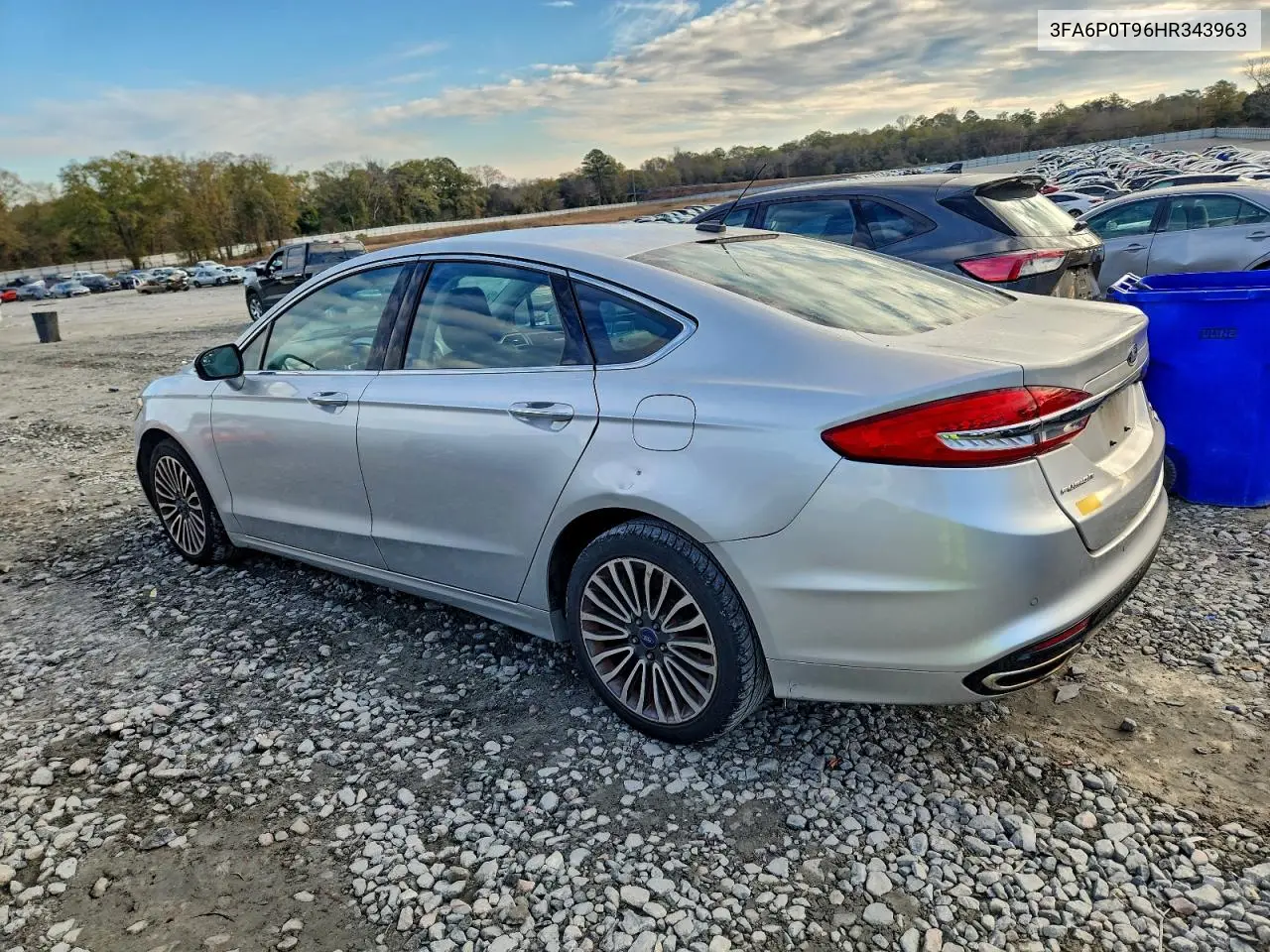 3FA6P0T96HR343963 2017 Ford Fusion Se