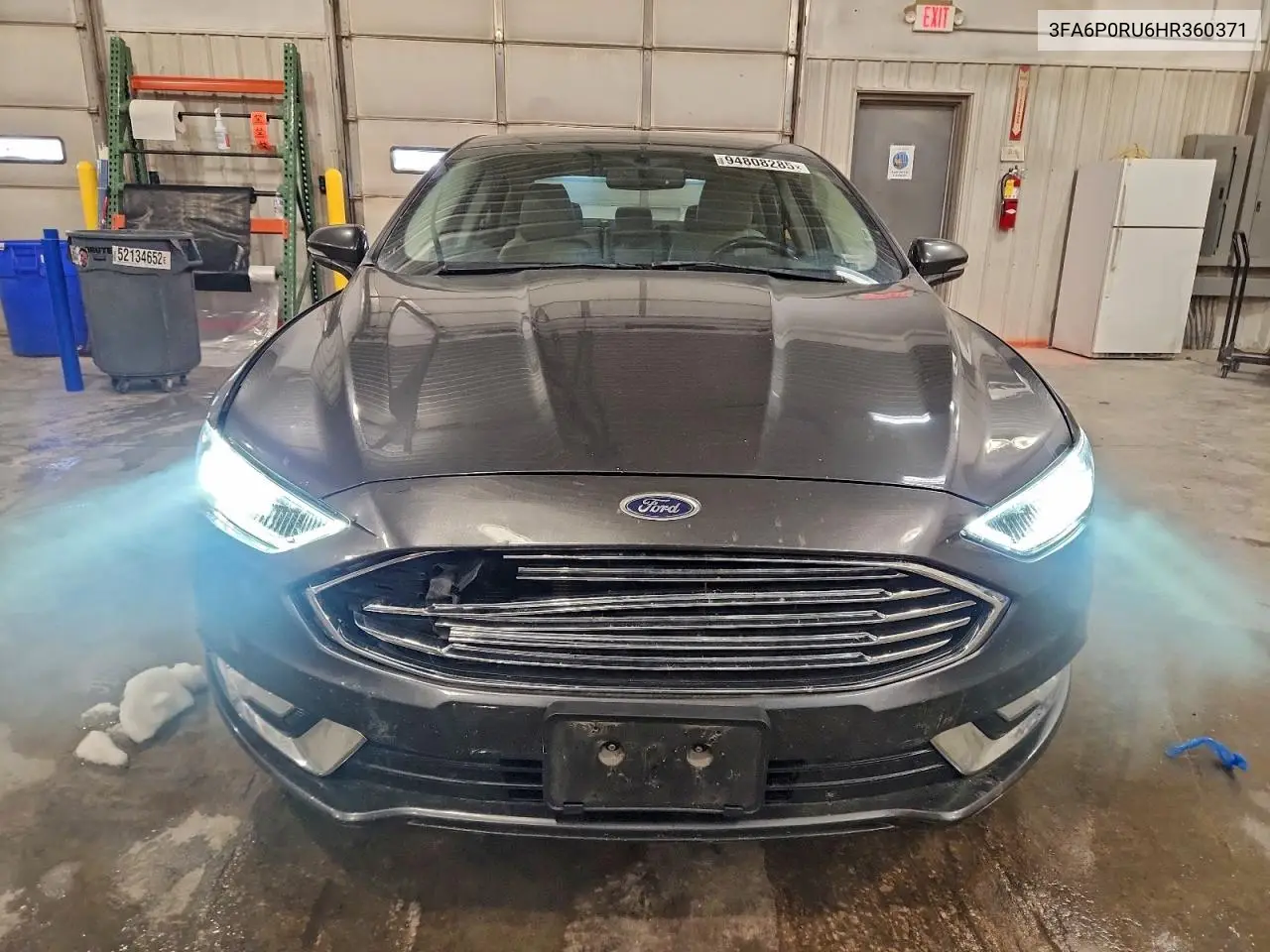 3FA6P0RU6HR360371 2017 Ford Fusion Titanium Hev