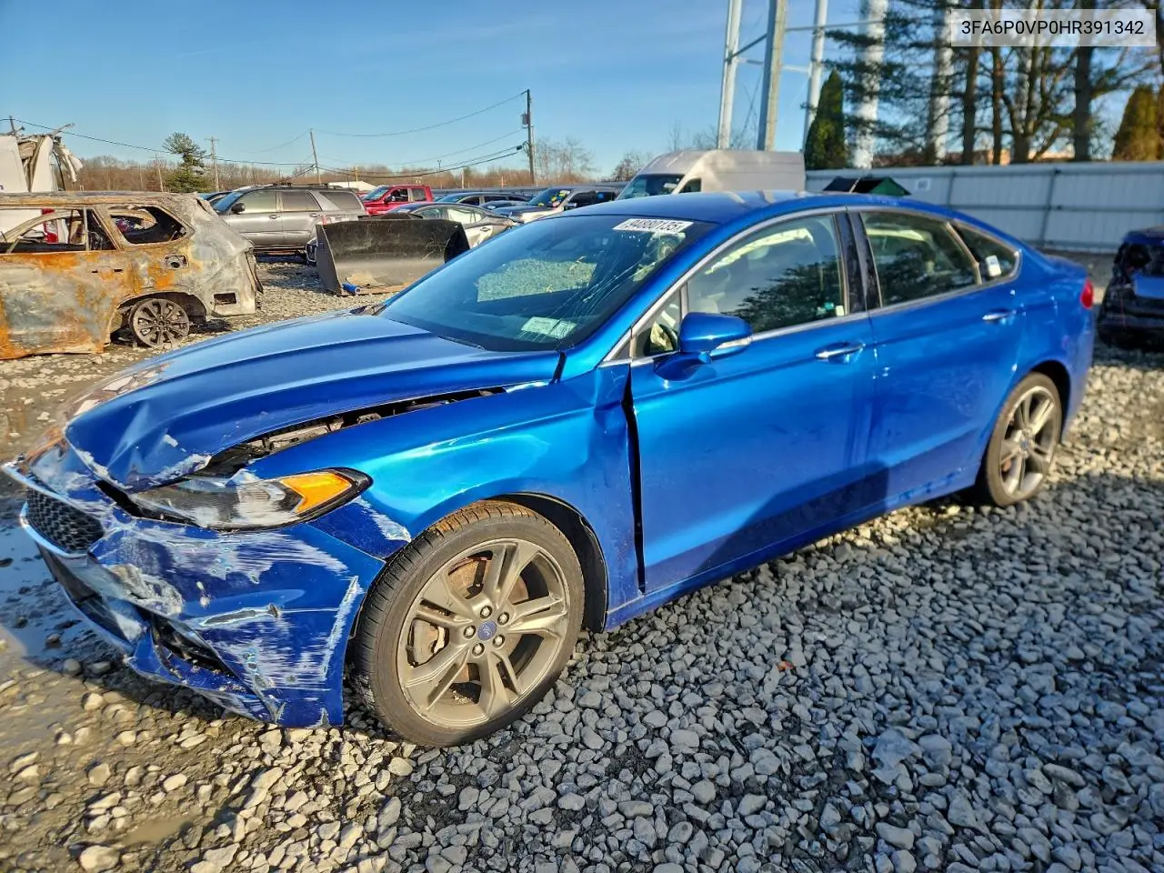 3FA6P0VP0HR391342 2017 Ford Fusion Sport