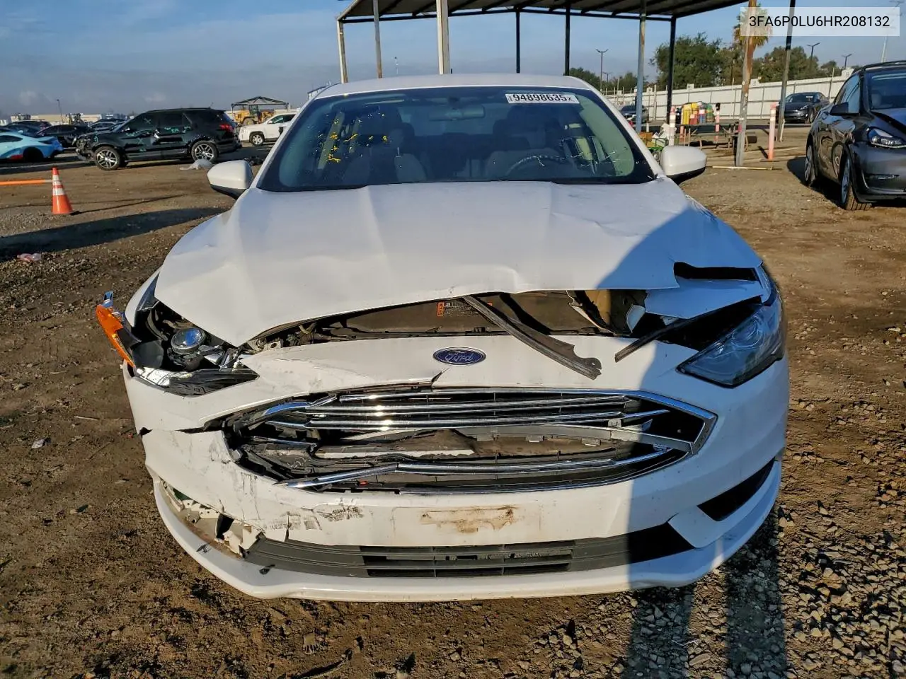 3FA6P0LU6HR208132 2017 Ford Fusion Se Hybrid