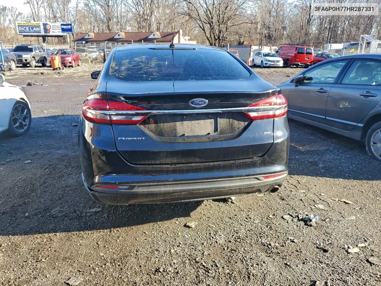 3FA6P0H77HR287331 2017 Ford Fusion Se