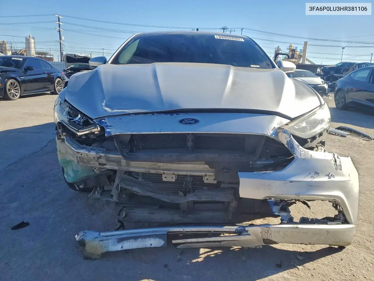 3FA6P0LU3HR381106 2017 Ford Fusion Se Hybrid