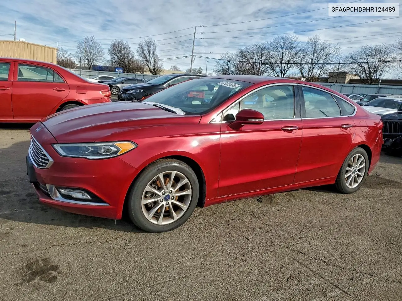 3FA6P0HD9HR124489 2017 Ford Fusion Se