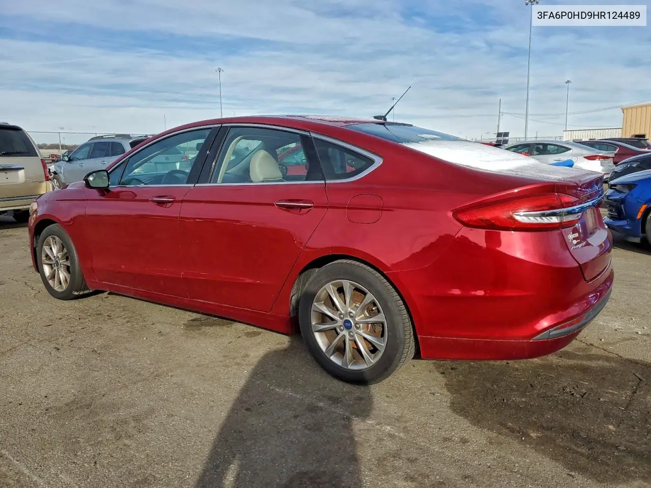 3FA6P0HD9HR124489 2017 Ford Fusion Se