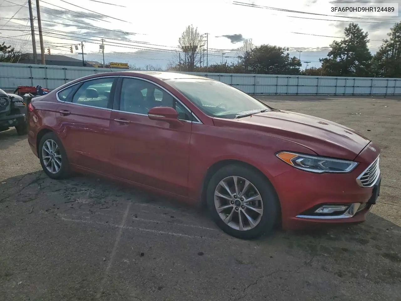 3FA6P0HD9HR124489 2017 Ford Fusion Se