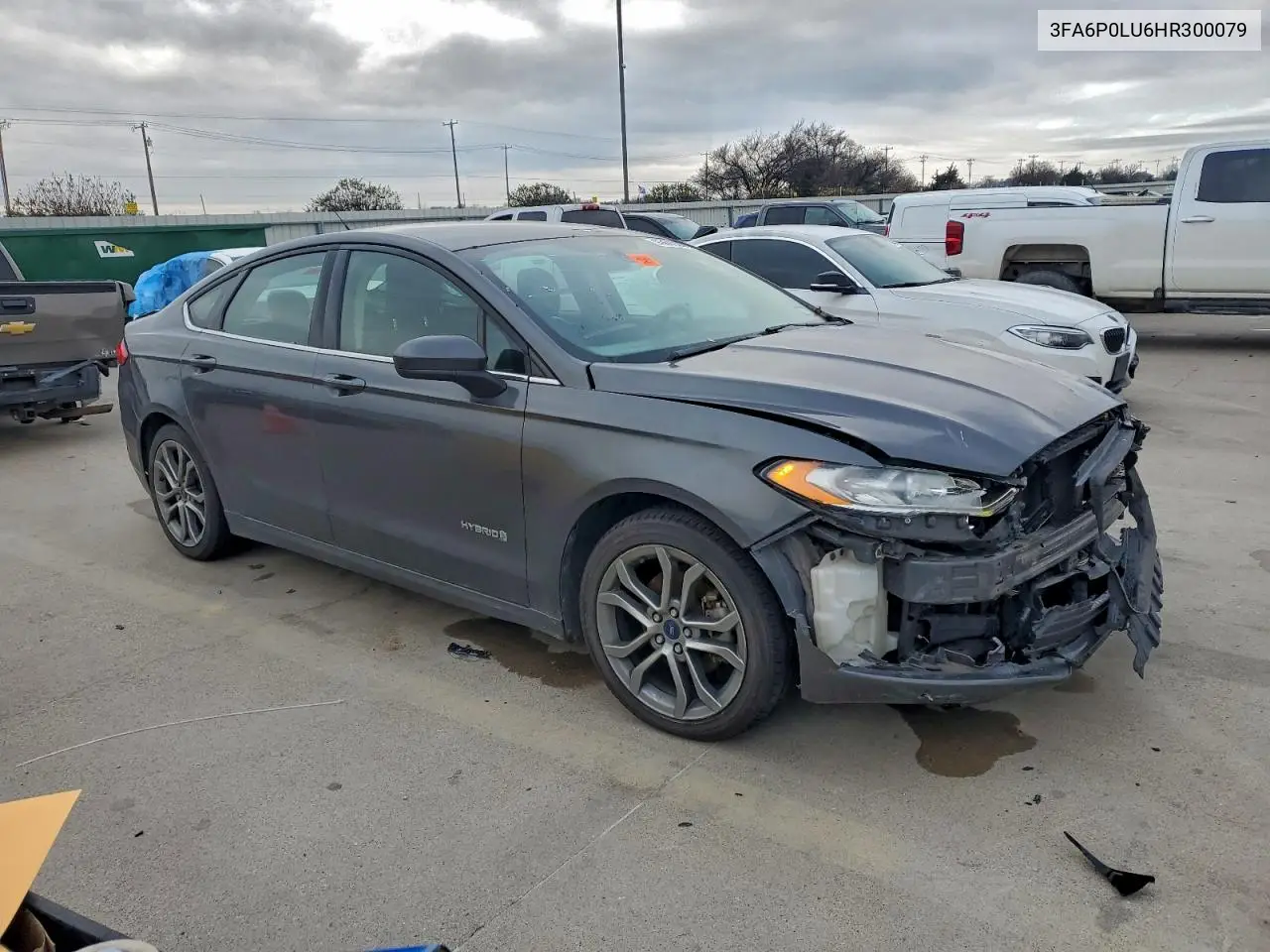 3FA6P0LU6HR300079 2017 Ford Fusion Se Hybrid