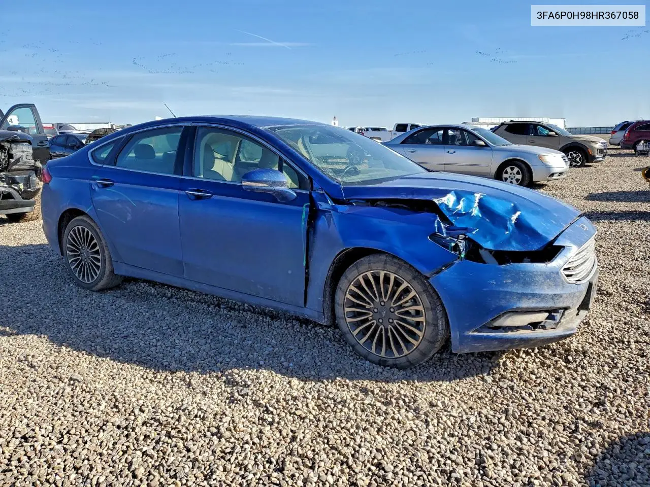3FA6P0H98HR367058 2017 Ford Fusion Se