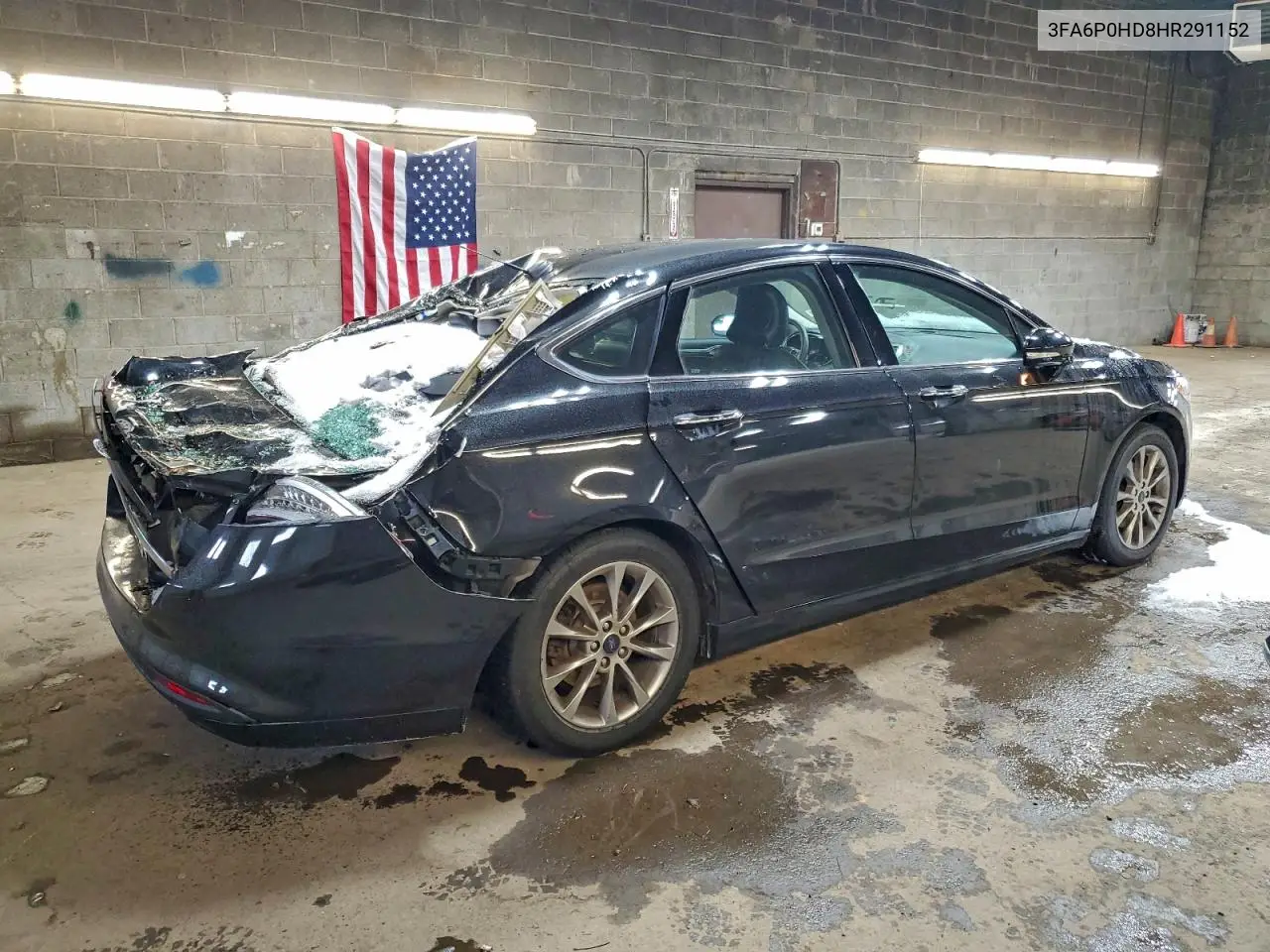 3FA6P0HD8HR291152 2017 Ford Fusion Se