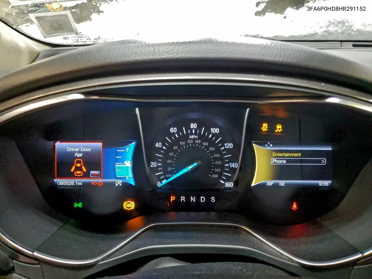3FA6P0HD8HR291152 2017 Ford Fusion Se