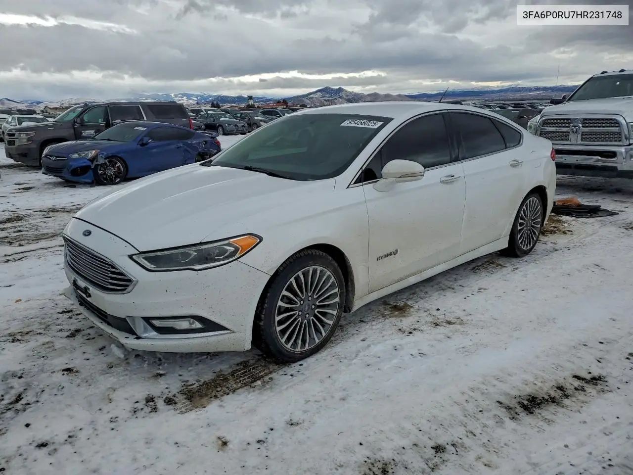 3FA6P0RU7HR231748 2017 Ford Fusion Titanium Hev
