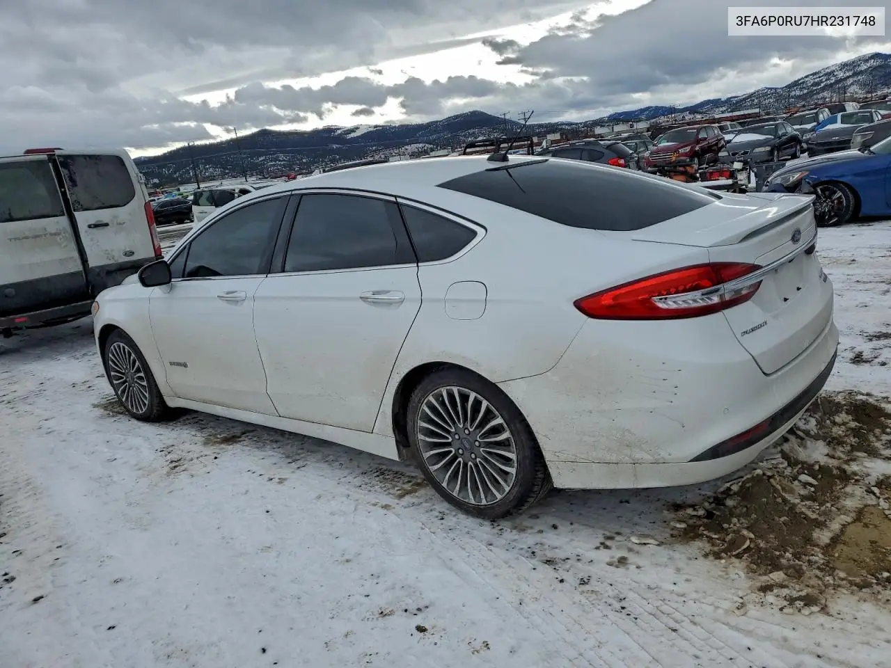3FA6P0RU7HR231748 2017 Ford Fusion Titanium Hev