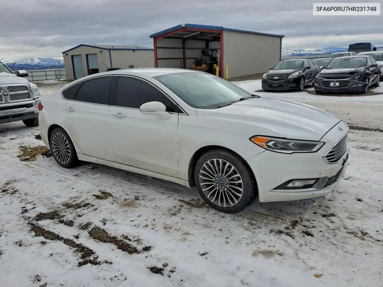 3FA6P0RU7HR231748 2017 Ford Fusion Titanium Hev